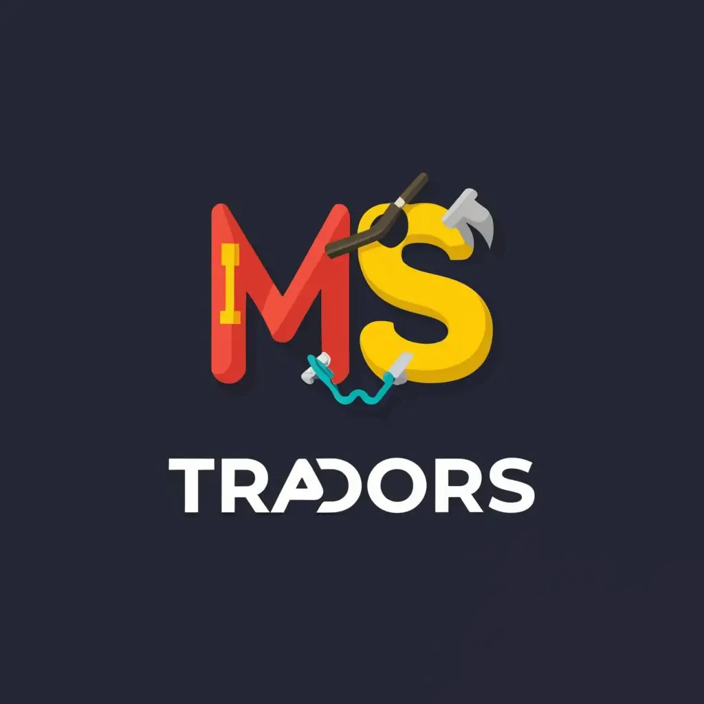 Logo-Design-for-M-S-Tradors-Versatile-Symbol-with-Moderate-Clarity-on-Clear-Background