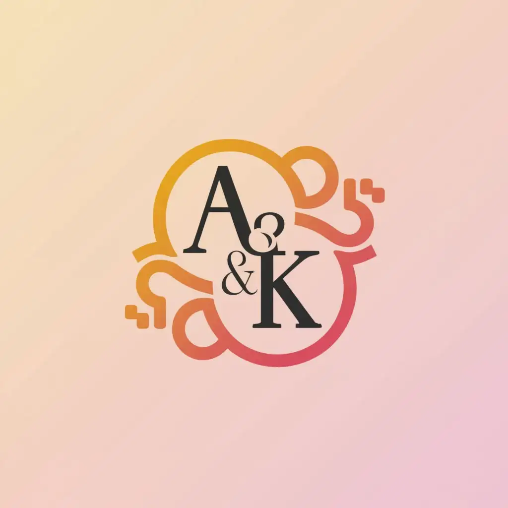 LOGO-Design-For-Andriy-Katie-Minimalistic-Bubble-Symbol-on-Clear-Background