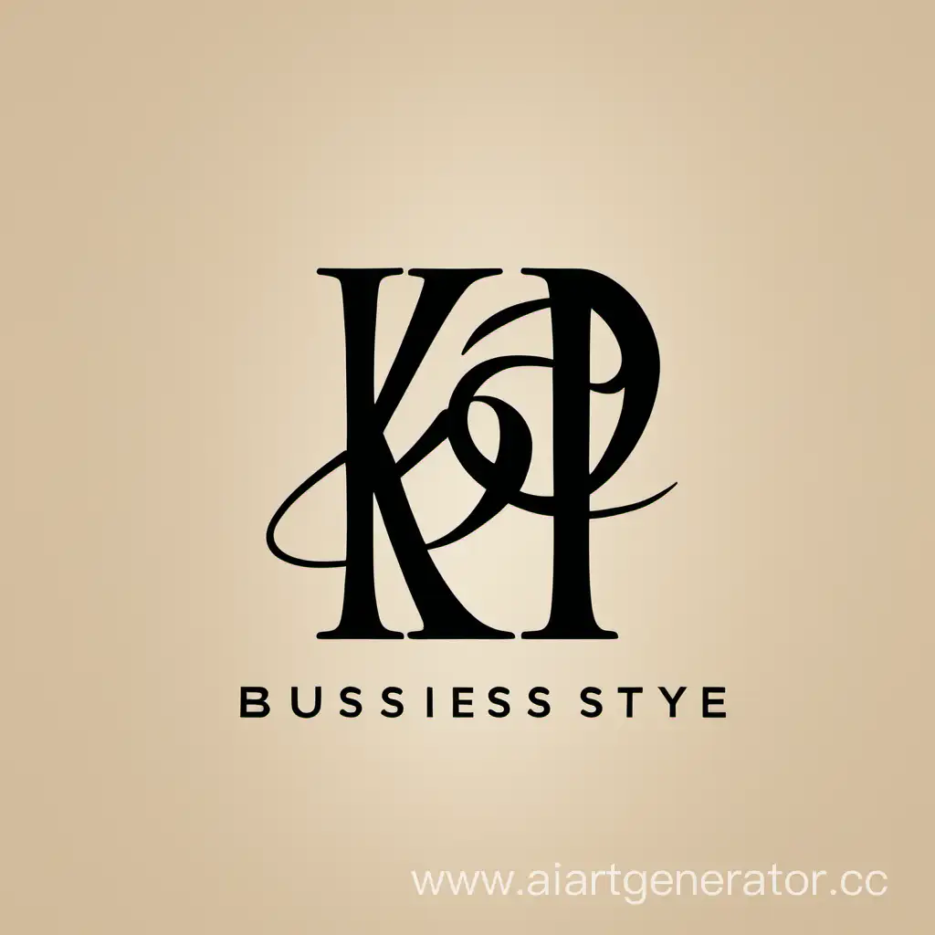 Professional-Business-Logo-Design-in-Classic-Black-and-Beige-with-KP-Letters
