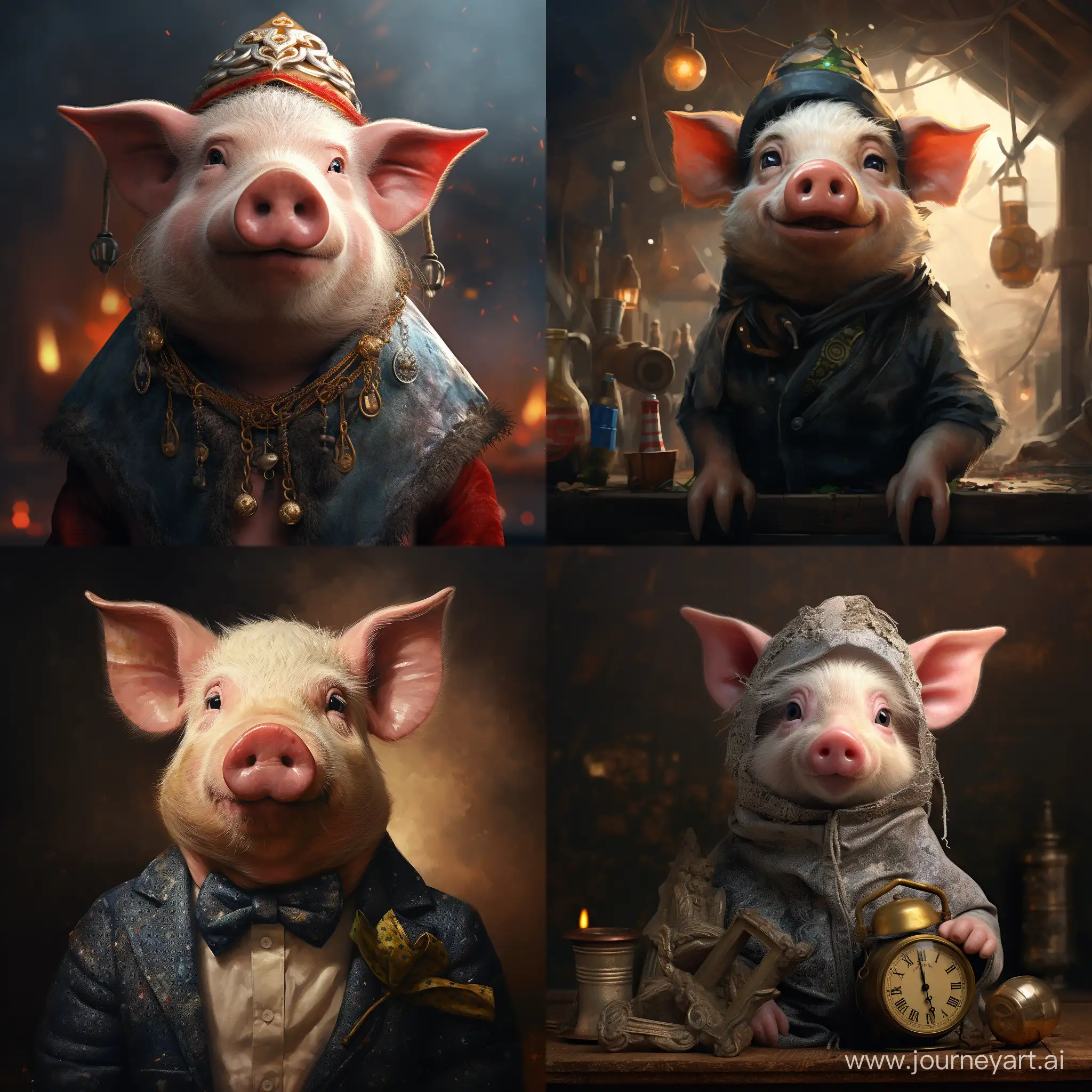 Celebrating-New-Year-with-a-Festive-Pig-Art