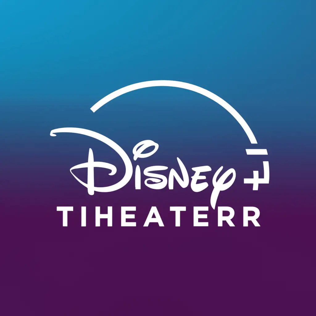 a logo design,with the text "Disney Theater", main symbol:disney,Moderate,clear background