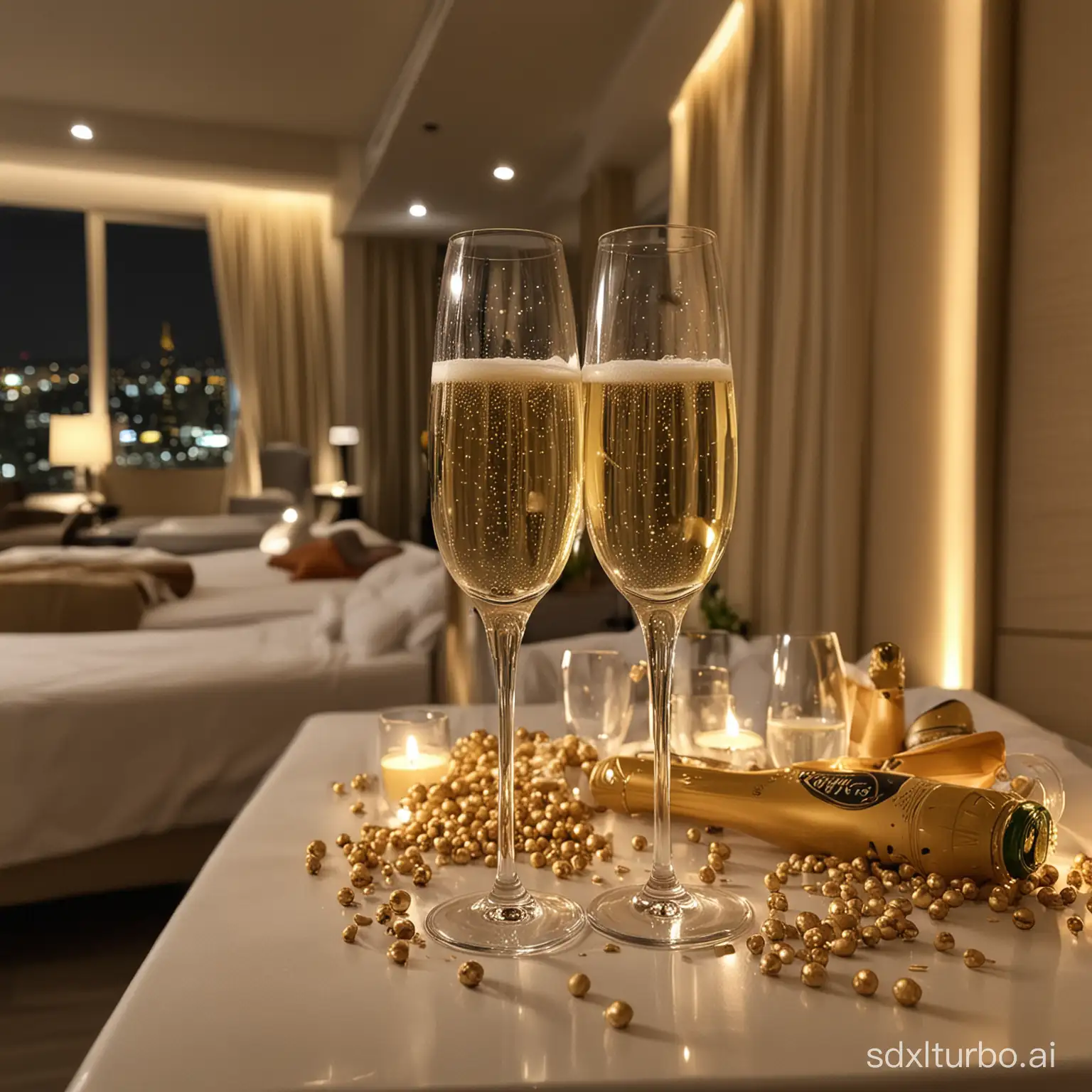 Luxurious-Champagne-Night-Party-at-a-Lavish-Hotel