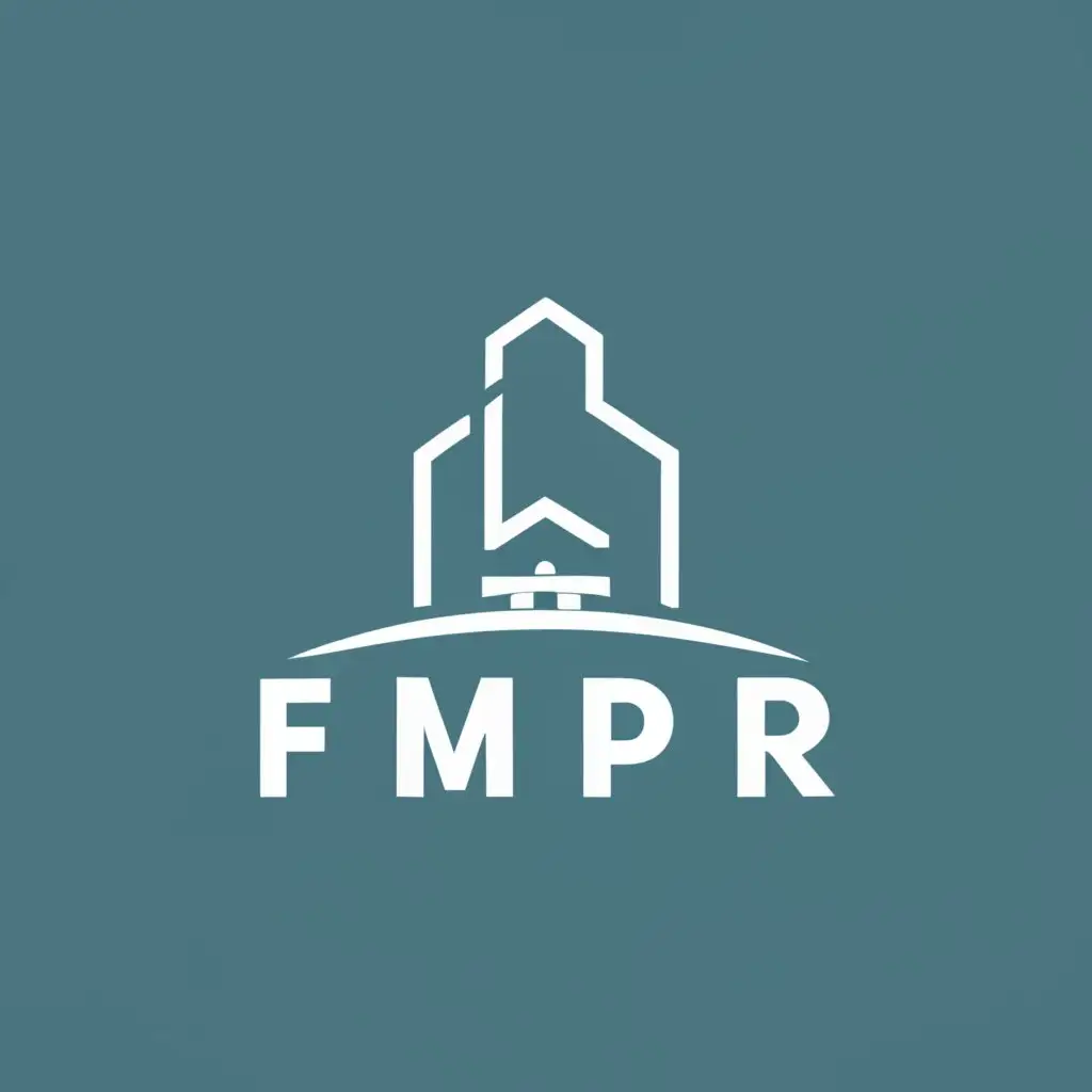 Logo-Design-For-FMPR-Skyscraper-and-Moroccan-Door-Fusion-with-Typography-for-Health-Education