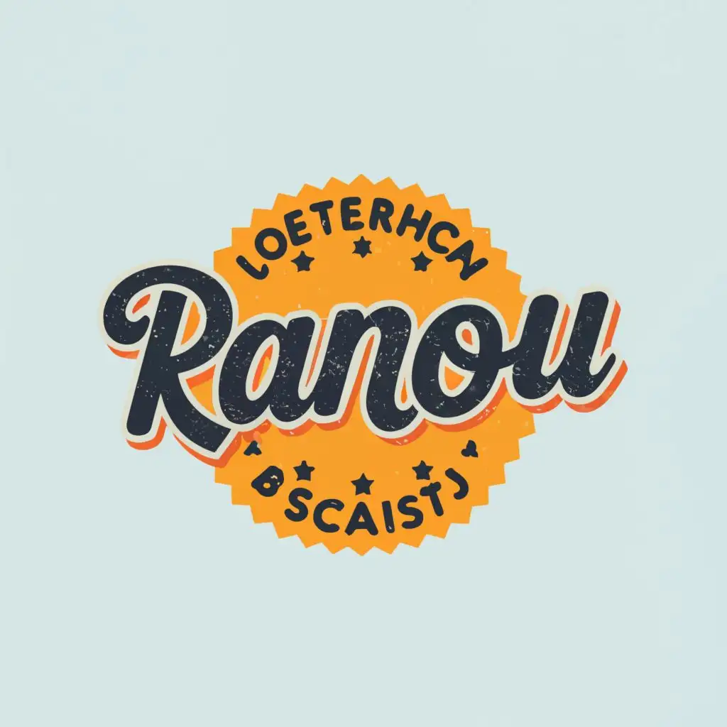 logo, Kids clothing, with the text "Ranou", typography, be used in Travel industry