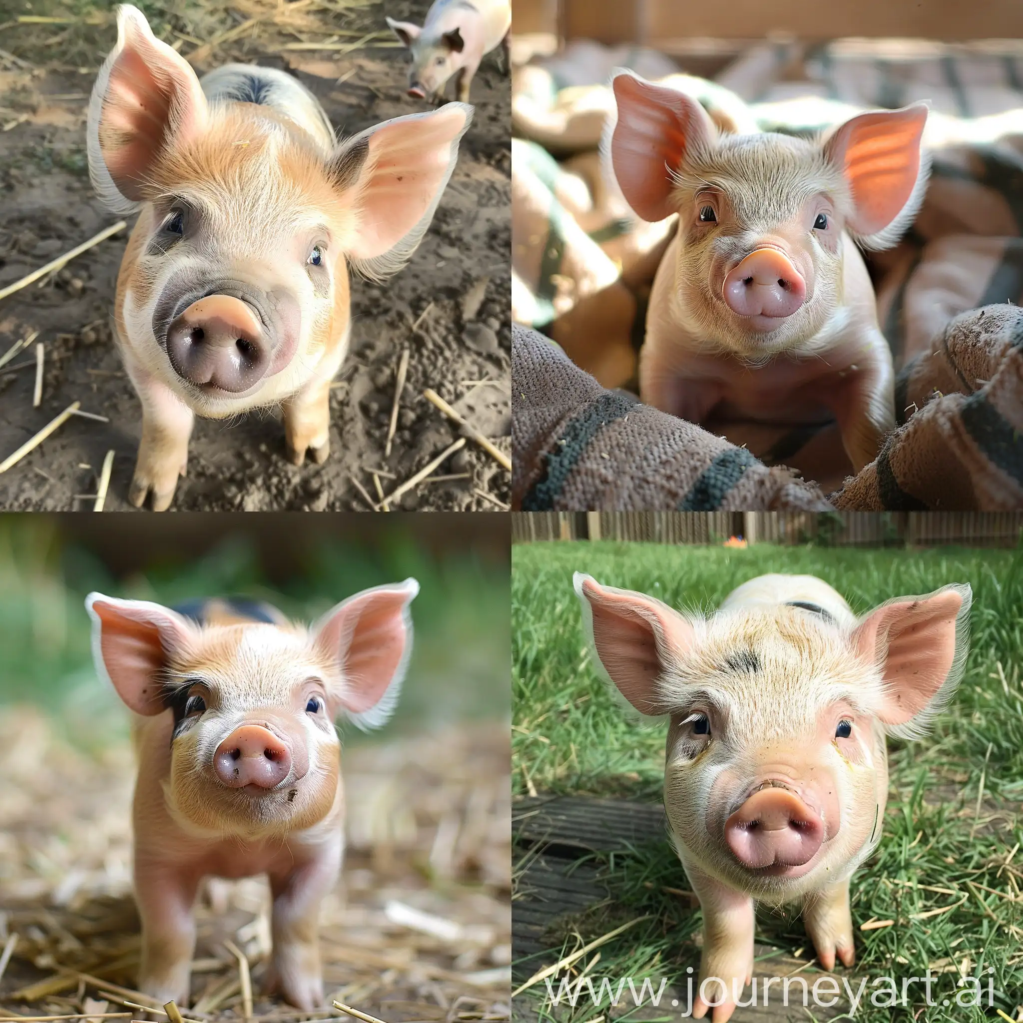 Adorable-Pig-with-a-Vibrant-Personality-AI-Generated-Image