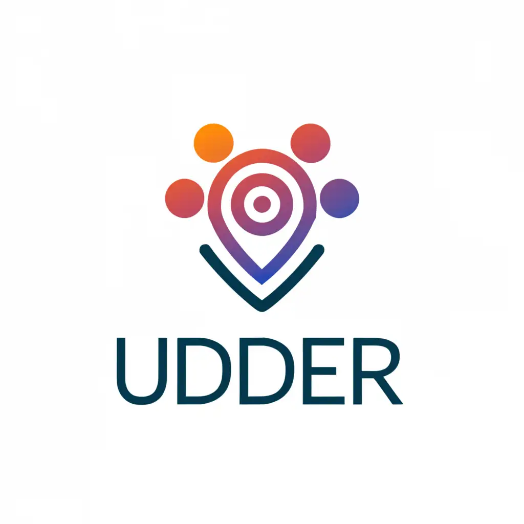 LOGO-Design-for-Uder-Minimalistic-Location-Icon-and-Car-Steering-for-the-Education-Industry