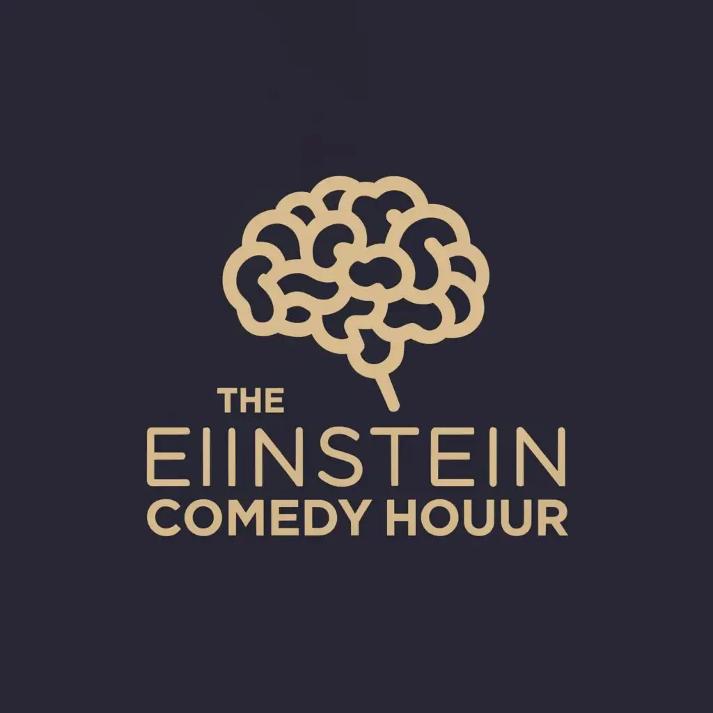 LOGO-Design-for-The-Einstein-Comedy-Hour-Brain-Symbol-in-Moderate-Style-for-Education-Industry-with-Clear-Background