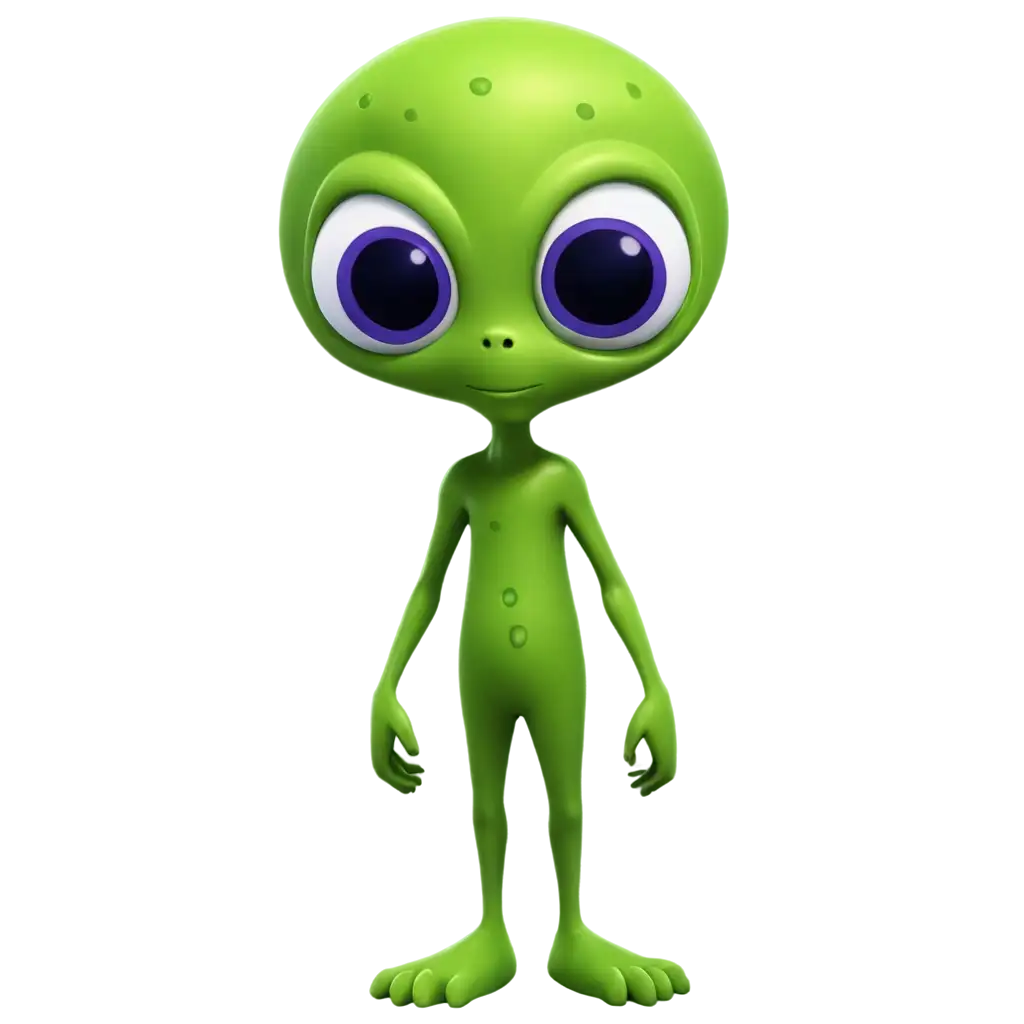 cartoon alien