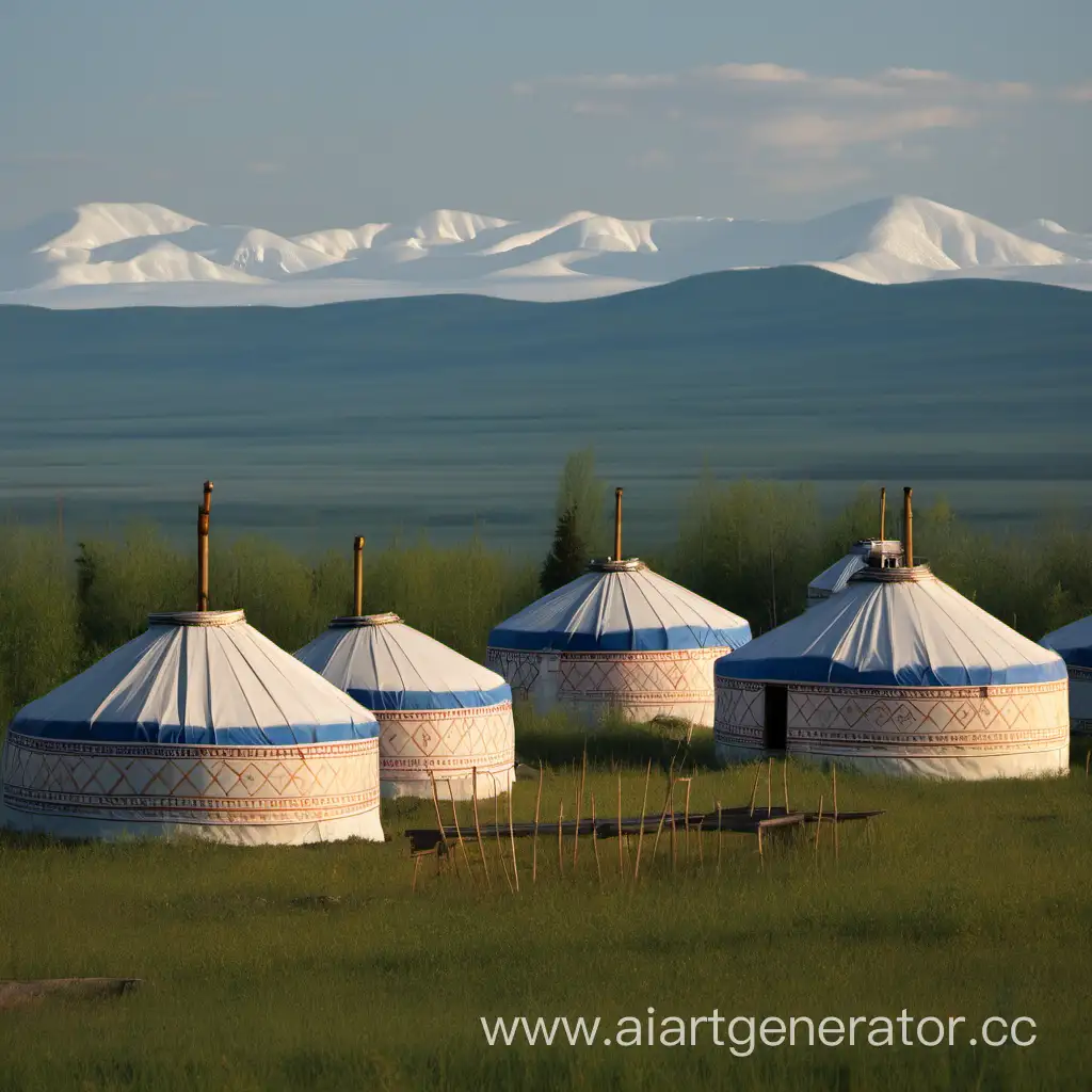 Bashkir-Yurts-Nestled-in-the-Serene-Ural-Mountains