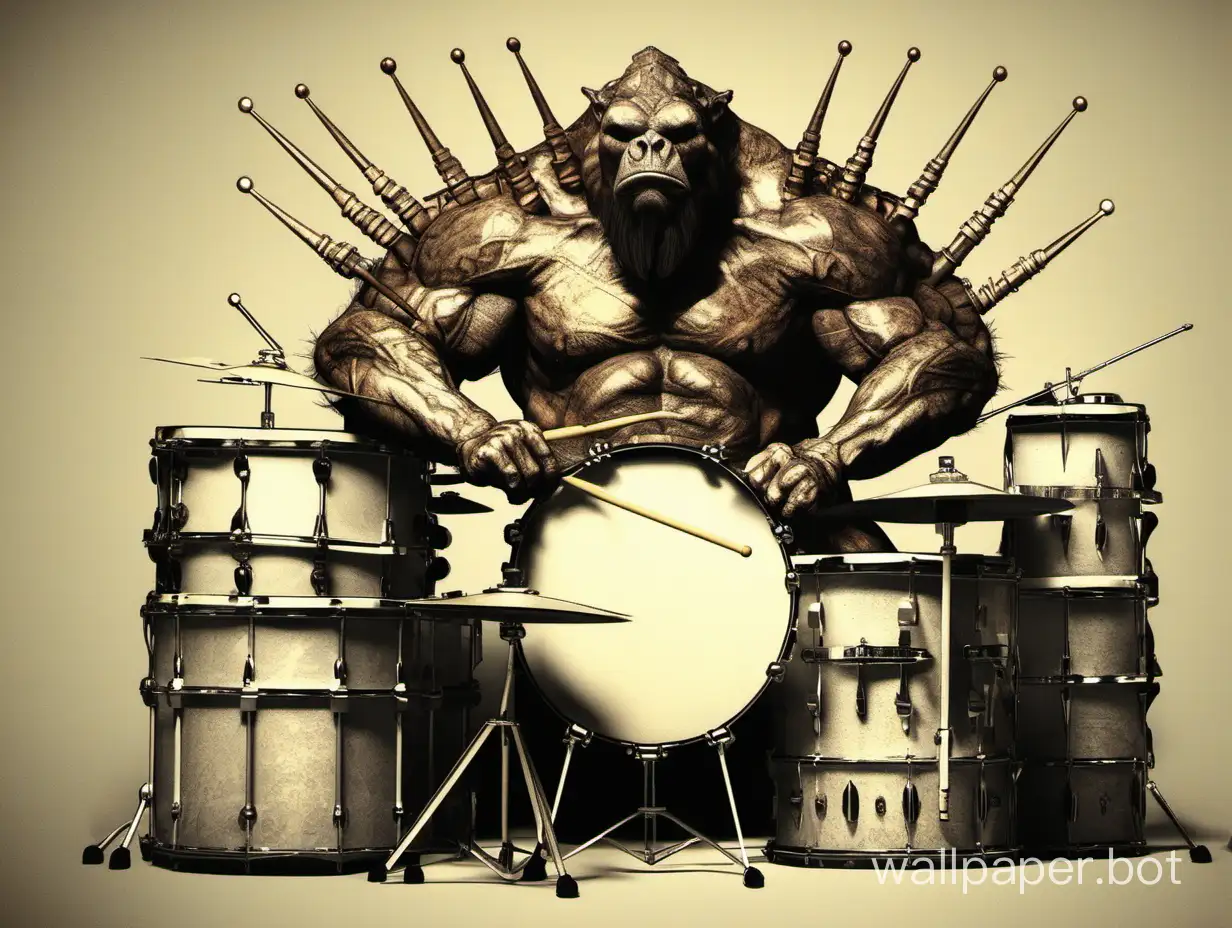 Enchanting-Drum-Beast-Performing-a-Mesmerizing-Show