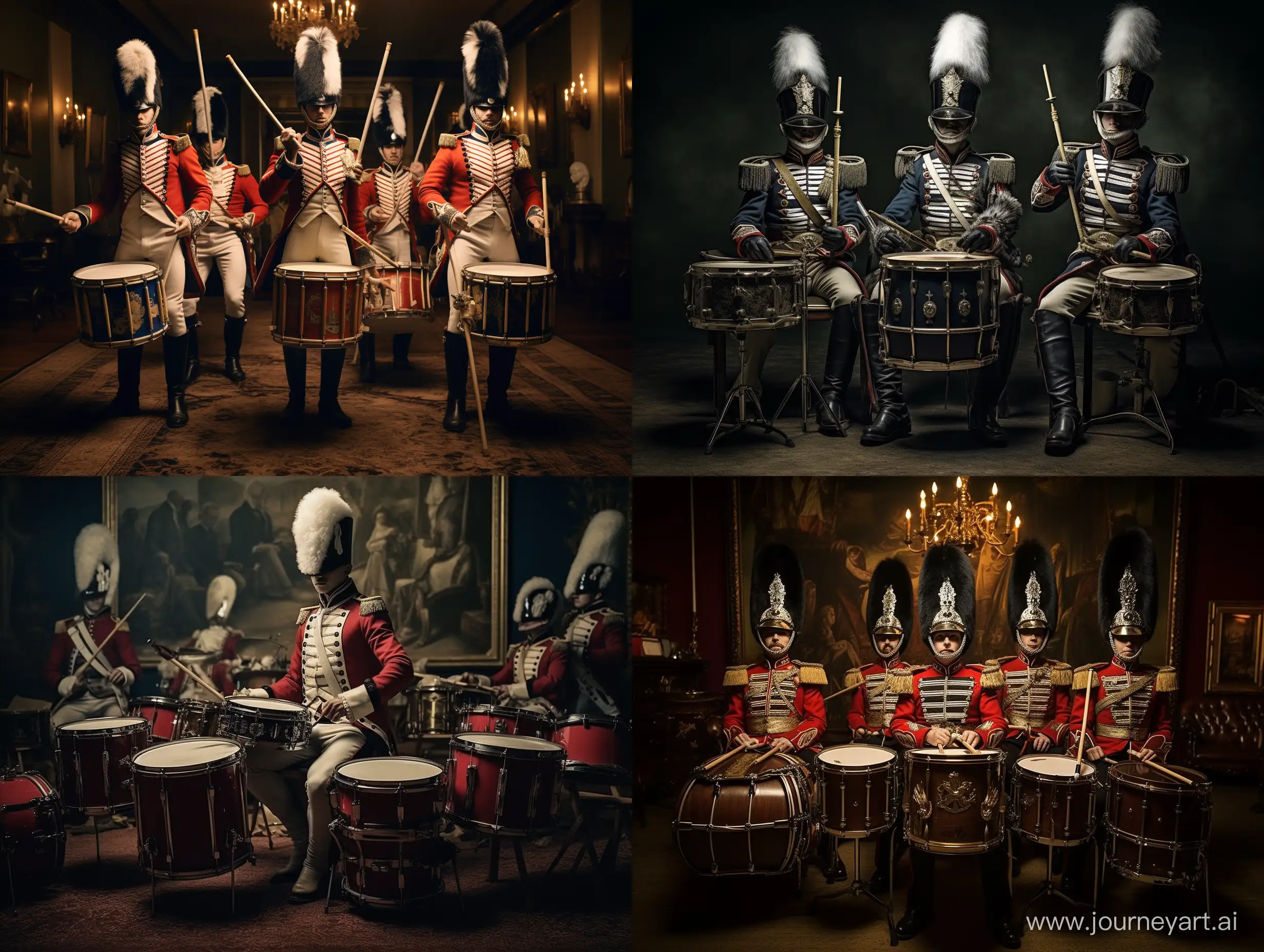 военные барабанщики, Antique-style