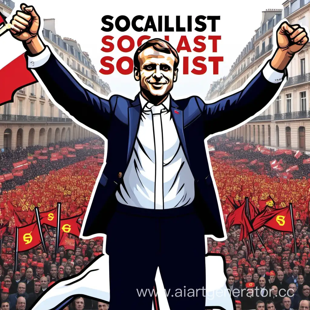 Macron-Socialist-Policy-Implementation-Rally