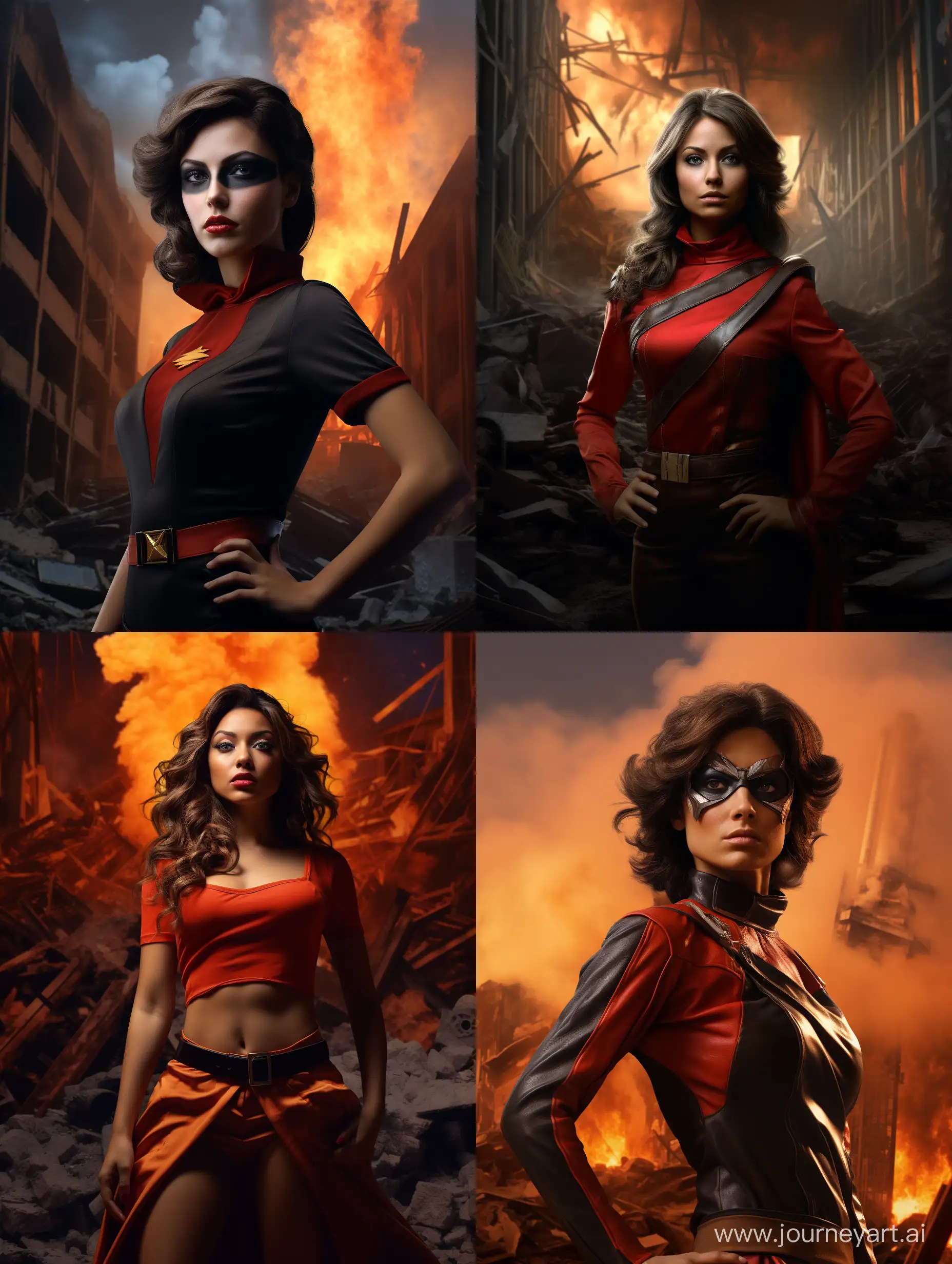 Determined-Workers-Rights-Superheroine-Rescues-Burning-Pajareria