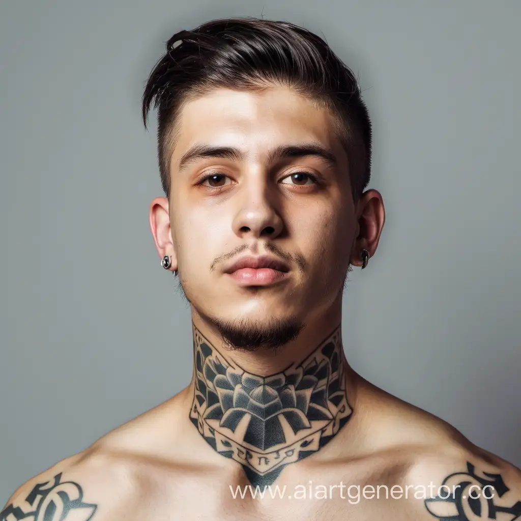 Handsome-Young-Man-with-Neck-Tattoo-Stylish-and-Confident