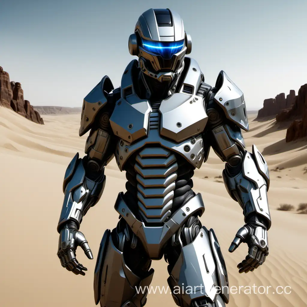 Futuristic-Combat-Exosuit-Warrior-in-Desert-Landscape