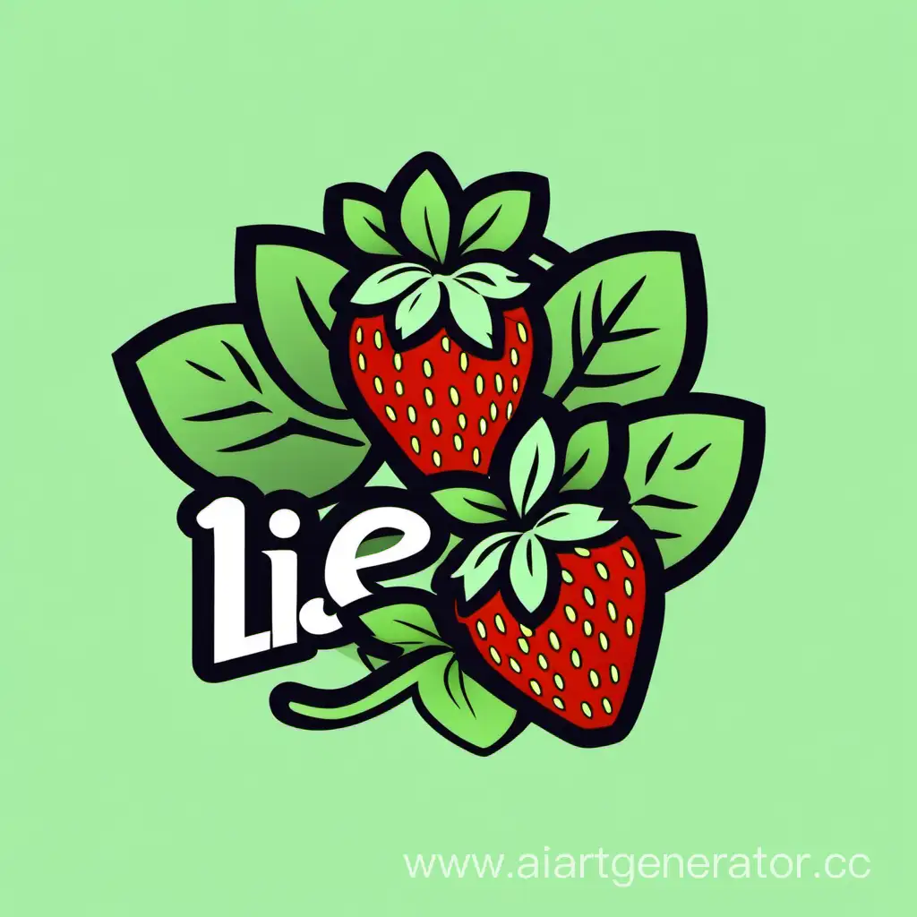 Fresh-Strawberries-on-Mint-Leaves-Vibrant-Fruit-Display