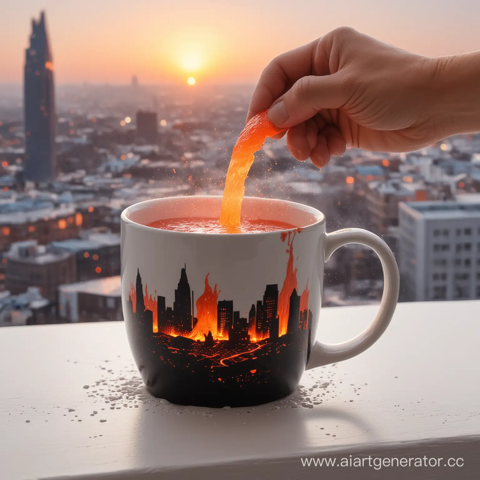 Urban-Sunrise-Pouring-Lava-Coffee