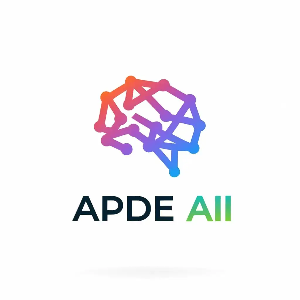 a logo design,with the text "Apdex AI", main symbol:AI,Minimalistic,be used in Technology industry,clear background