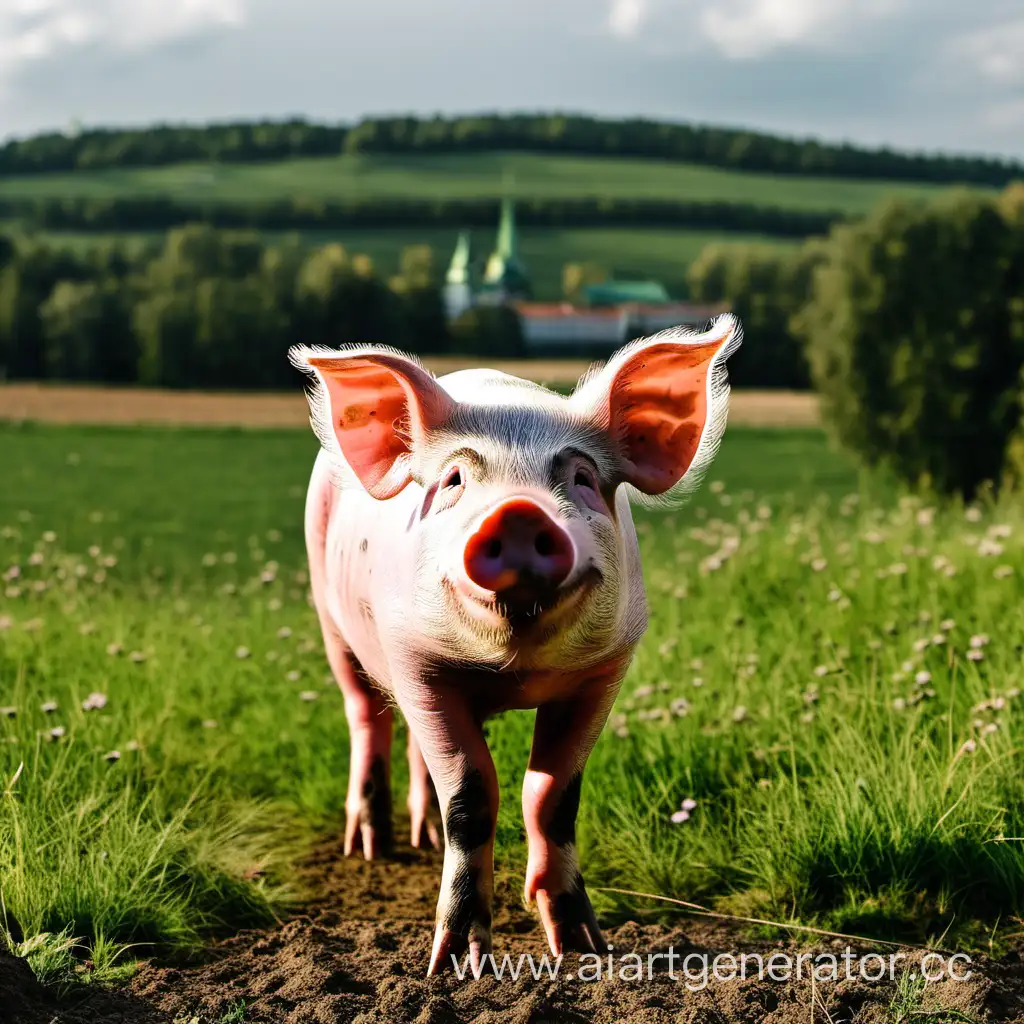 Charming-Pig-Exploration-in-the-Czech-Countryside