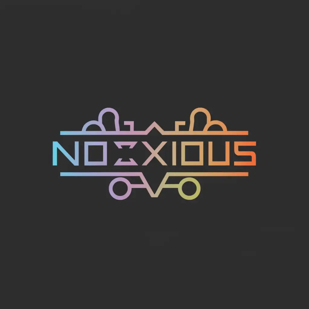 a logo design,with the text "Noxious", main symbol:Game,Moderate,clear background