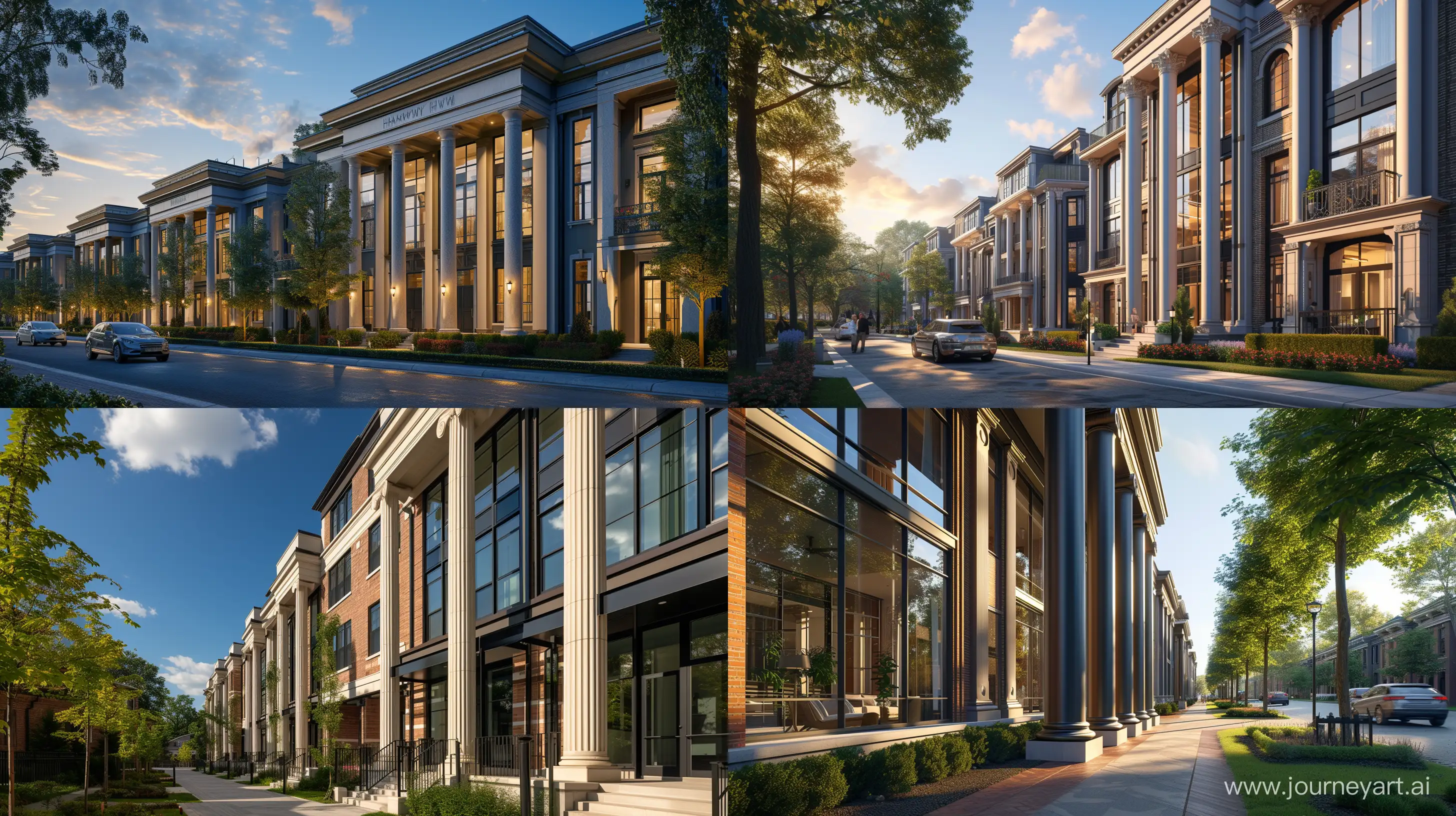 Elegant-Harmony-Haven-Townhouses-Rootwise-Architects-Fusion-of-Classical-and-Modern-Design-Captured-in-Stunning-Photography