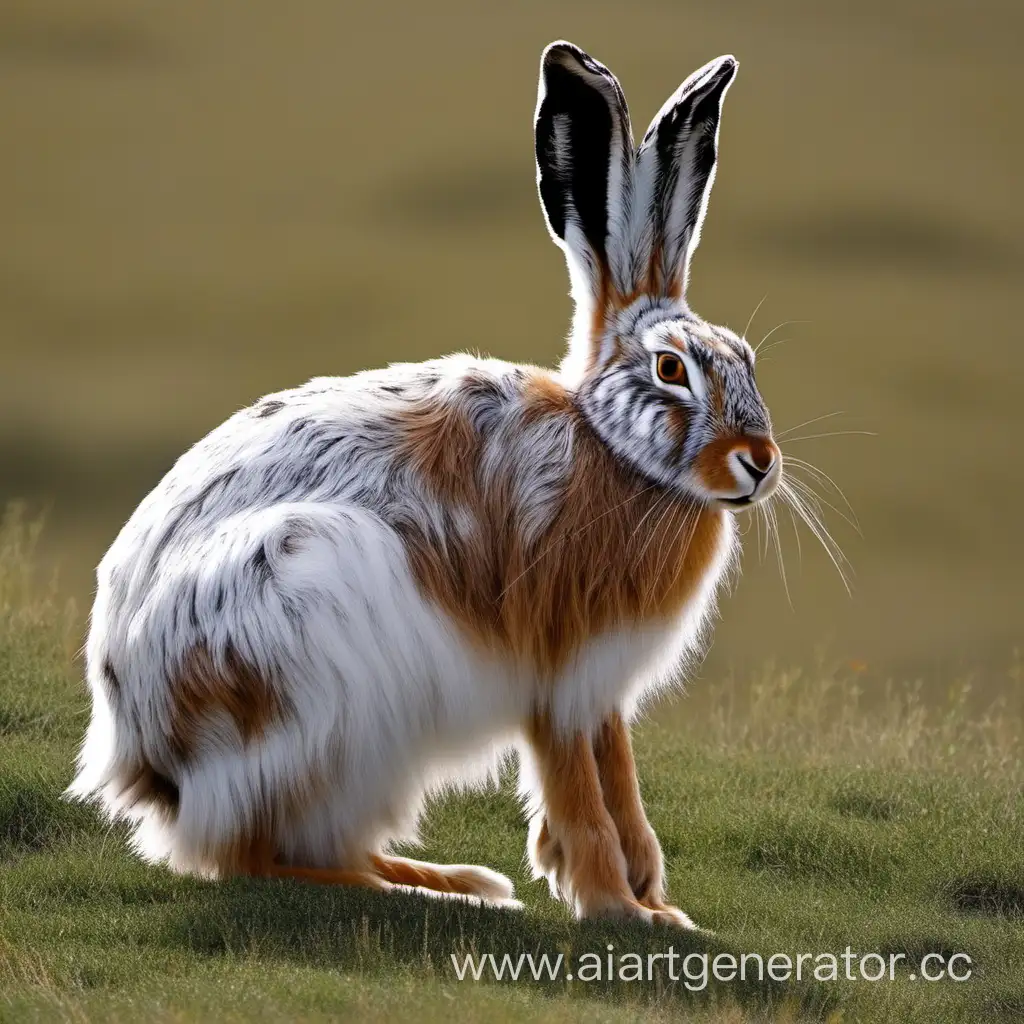 Majestic-Mongolian-Hare-in-Its-Natural-Habitat