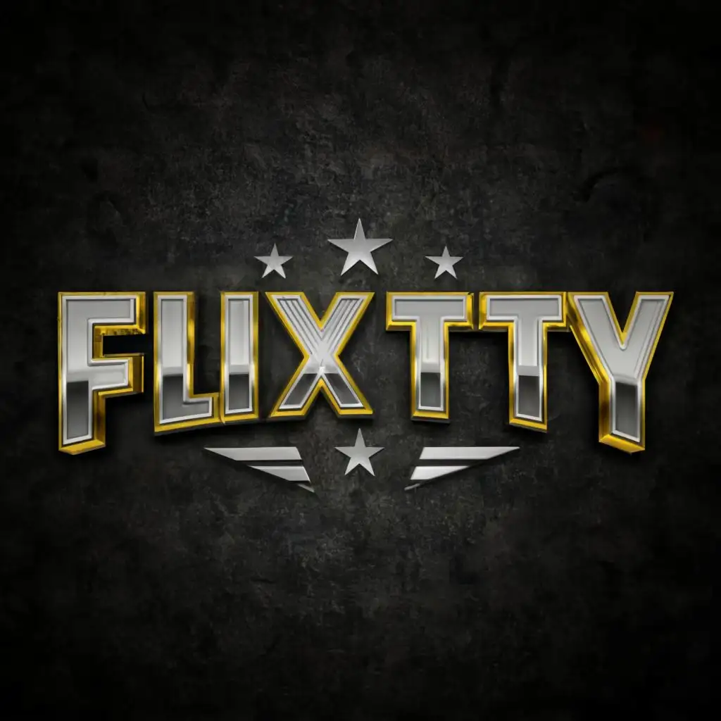 logo, great, movie, cinema, film, fantastic, HD, with the text "Flixity", typography