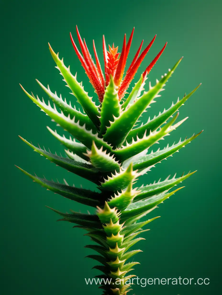 Vibrant-Aloe-Succotrina-Flower-Blossoming-Against-Lush-Green-Background