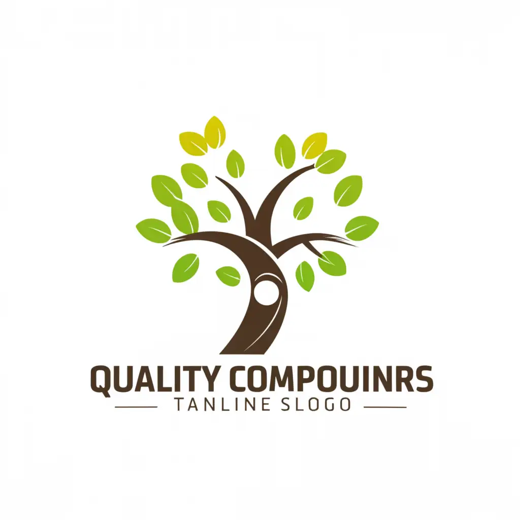 a logo design,with the text "Quality Compounders", main symbol:Growth,Moderate,be used in Finance industry,clear background