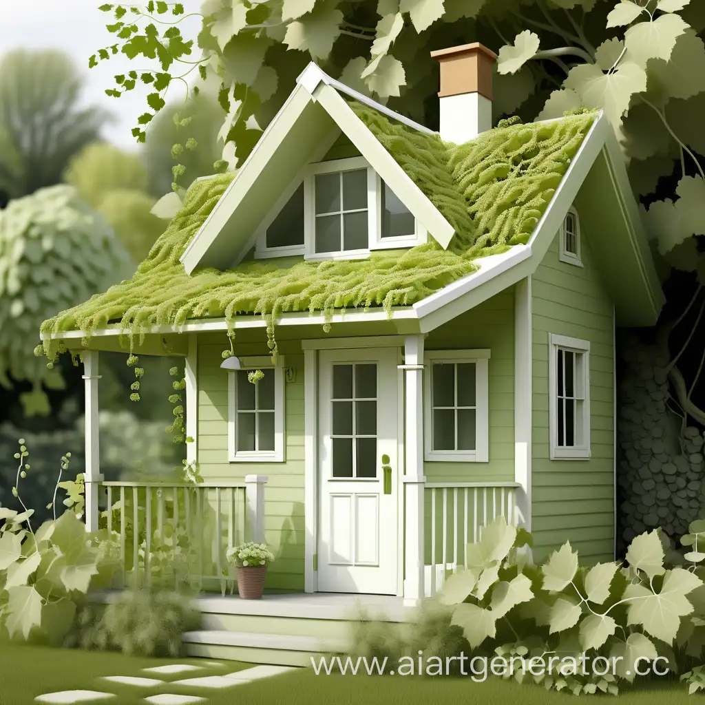 Tranquil-Summer-Cottage-with-Salad-Green-Porch-and-Forest-Backdrop