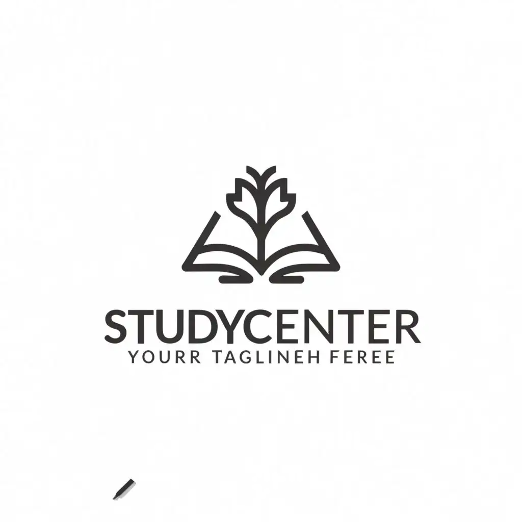 a logo design,with the text "Study Center", main symbol:Study Center,Moderate,be used in Education industry,clear background