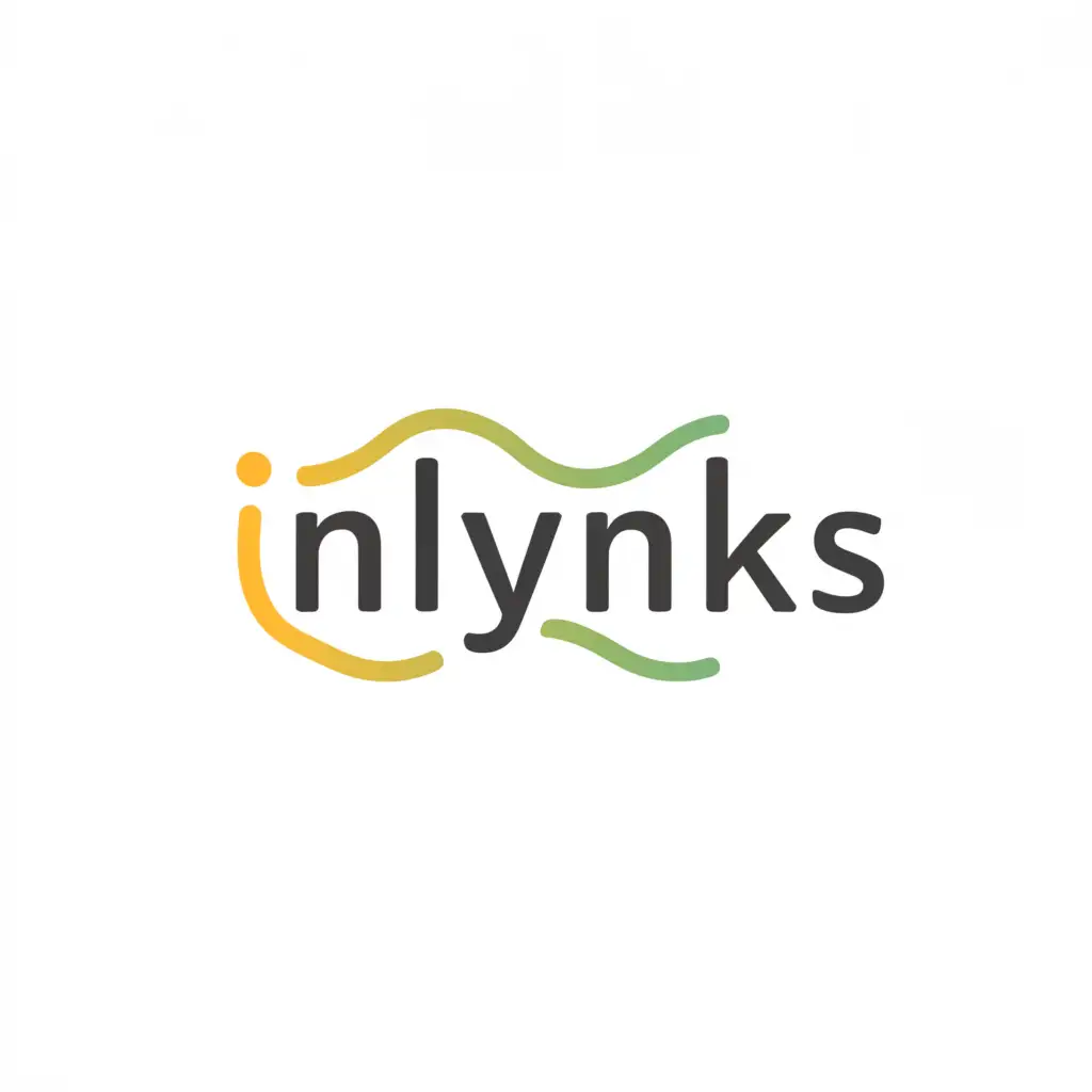 a logo design,with the text "inlynks", main symbol:no symbol,Moderate,be used in Technology industry,clear background