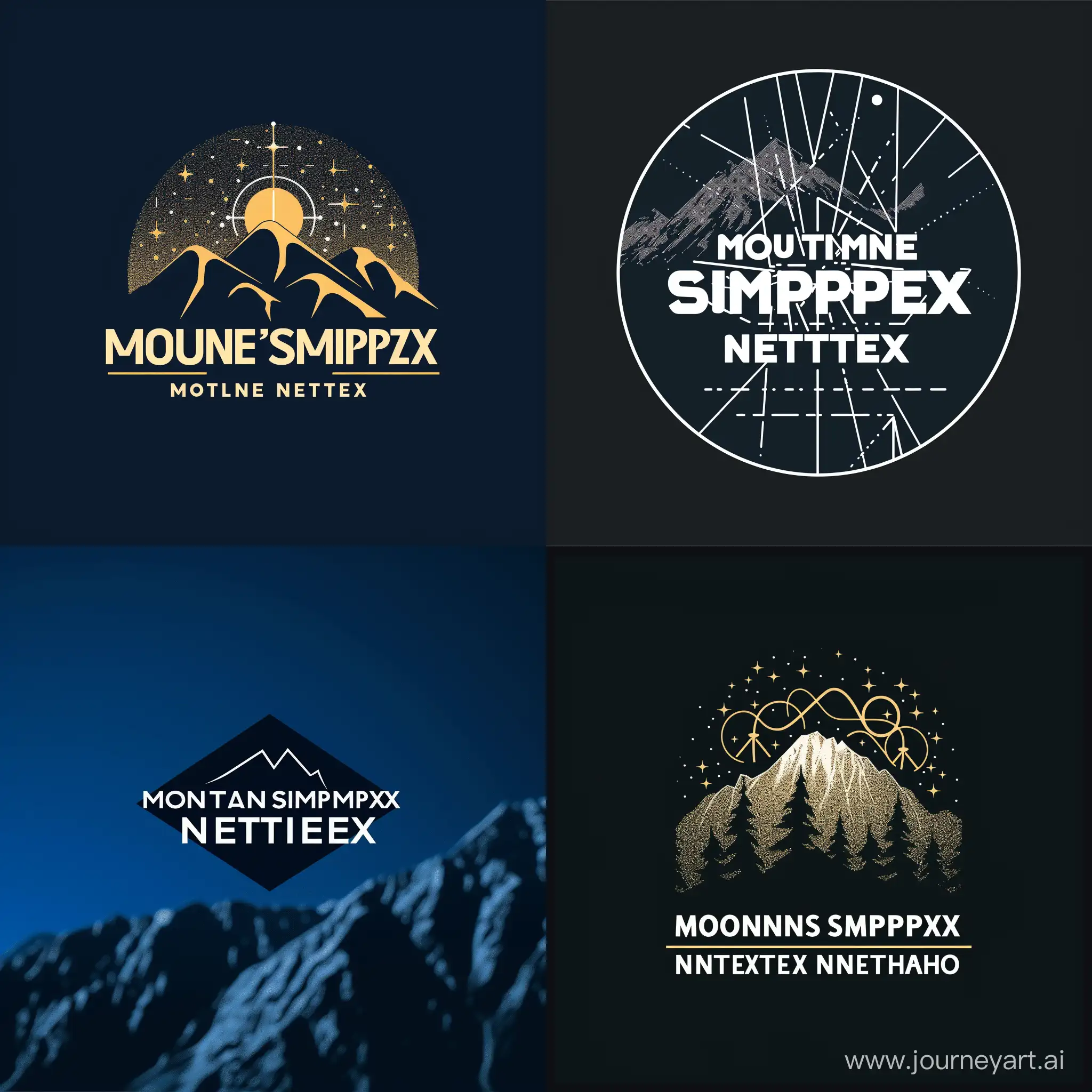 Mountain-Simplex-Network-Radio-Group-Logo-with-Mountain-Landscape