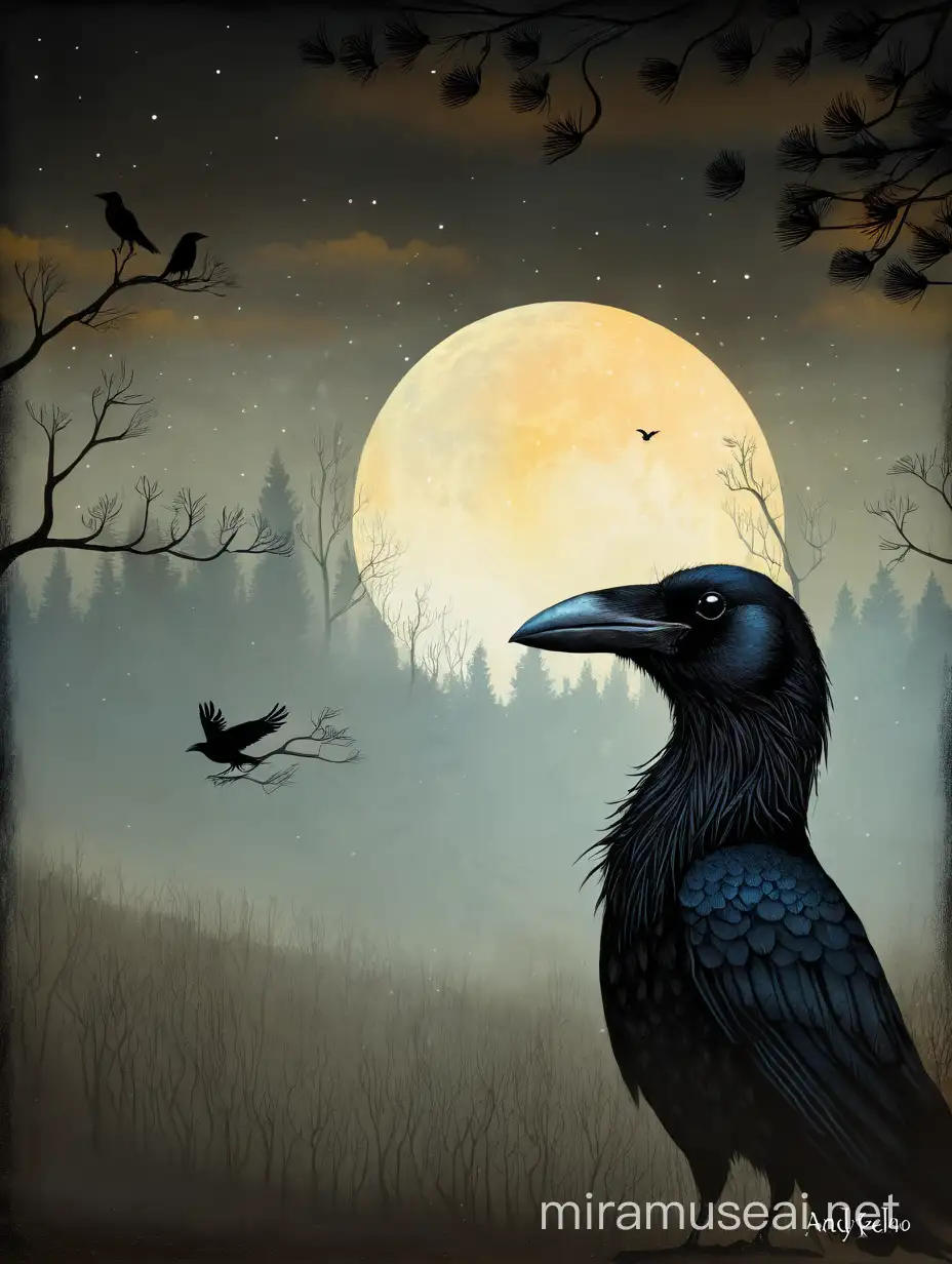 crow, style by Andy Kehoe