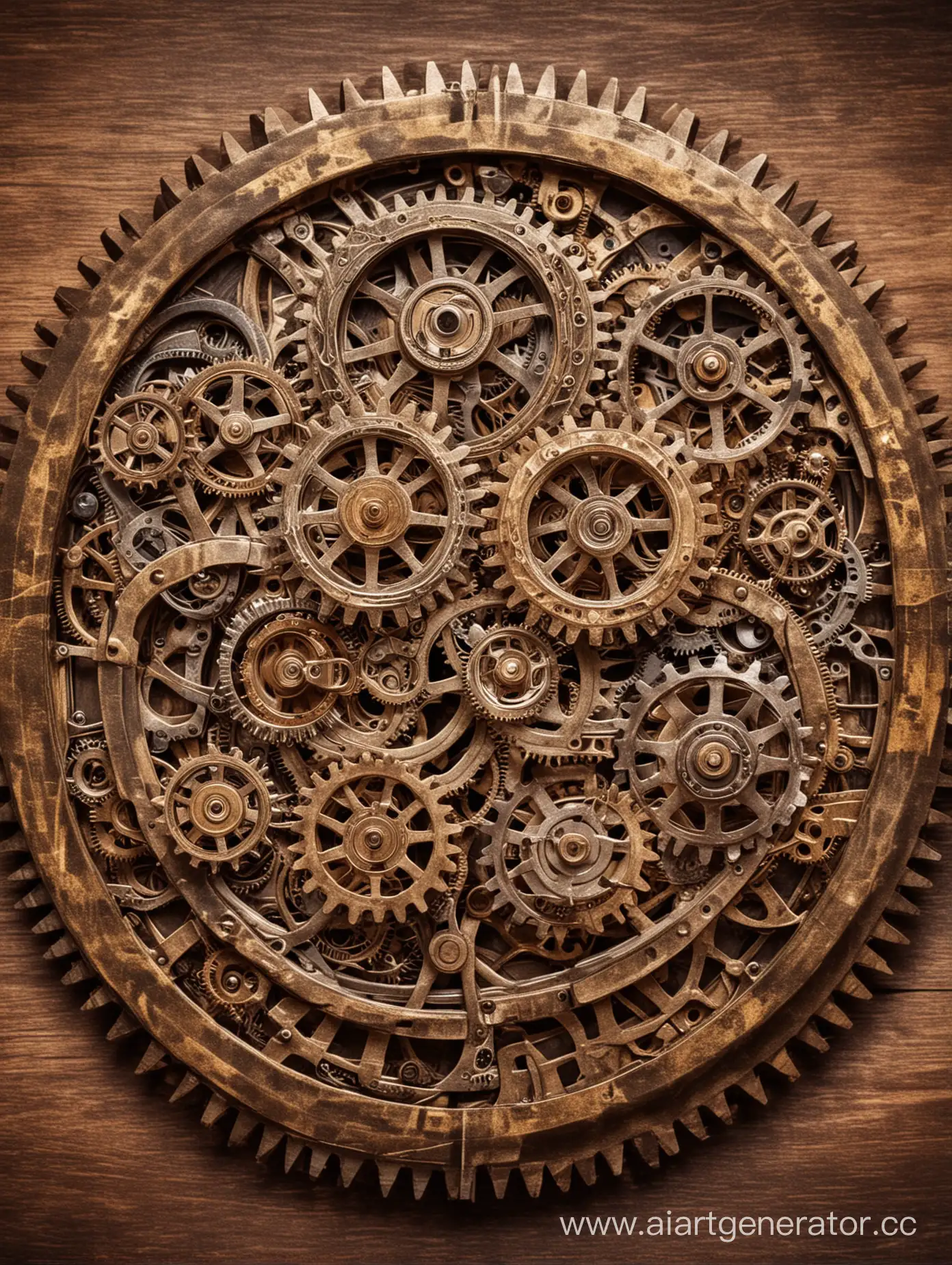 Vintage-Gears-in-Intricate-Steampunk-Style