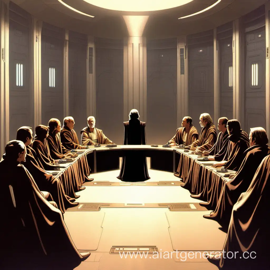 Gathering-of-the-Jedi-Council-in-the-Temple