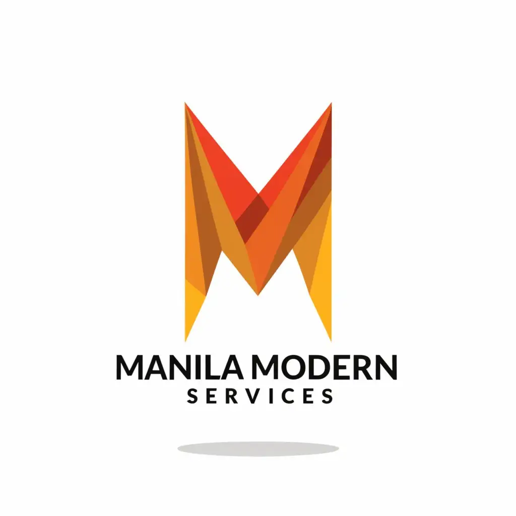 a logo design,with the text "manila modern services", main symbol:letter,Minimalistic,be used in Retail industry,clear background