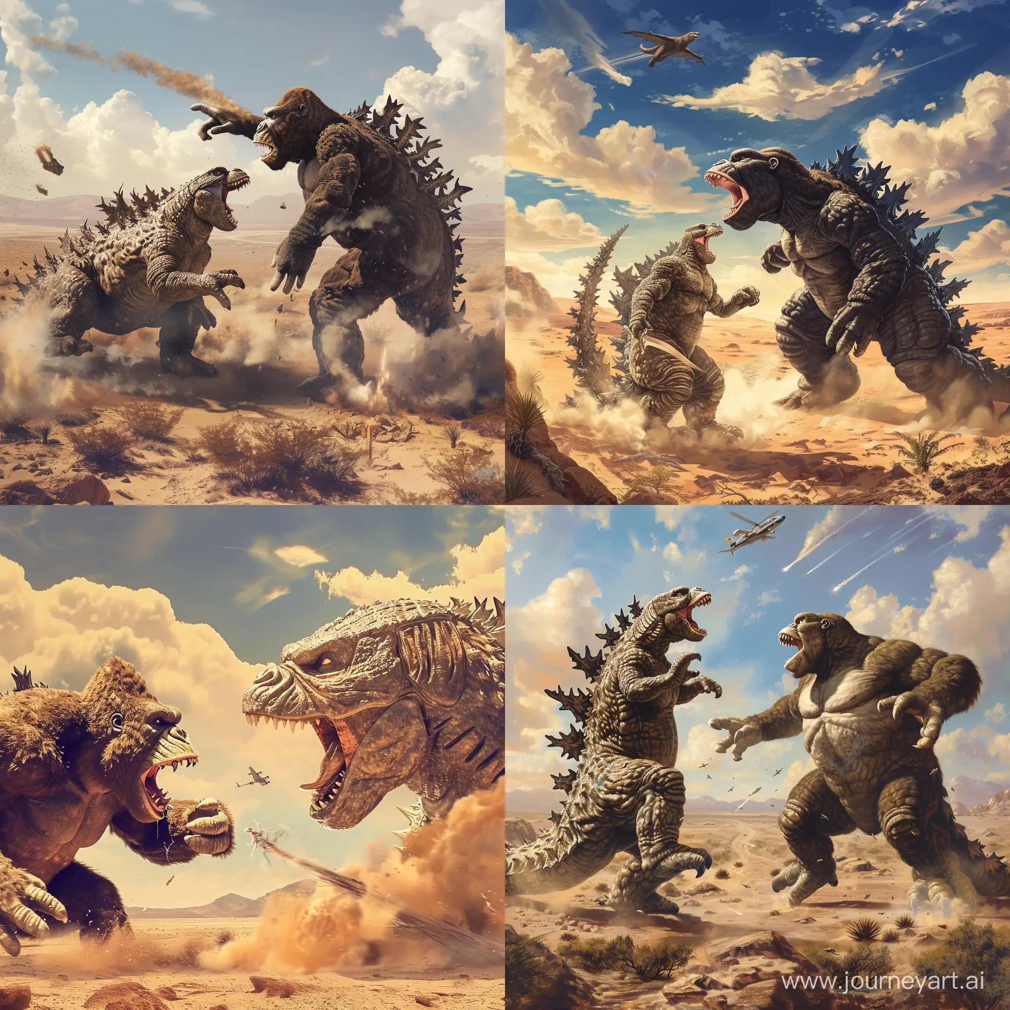 Epic-Clash-King-Kong-Battles-Godzilla-in-the-Desert