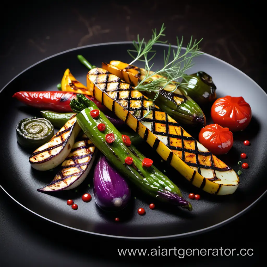 Exquisite-Presentation-of-Grilled-Vegetables