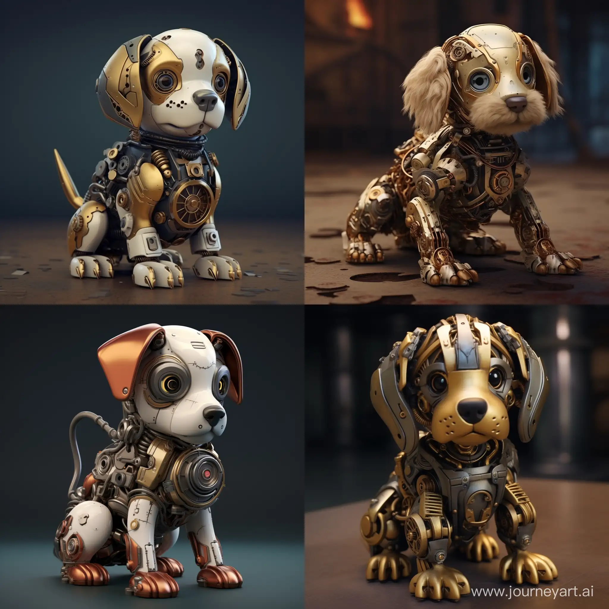 Adorable-3D-Mechanical-Baby-Dog-Toy-Realistic-Interactive-Robotic-Puppy