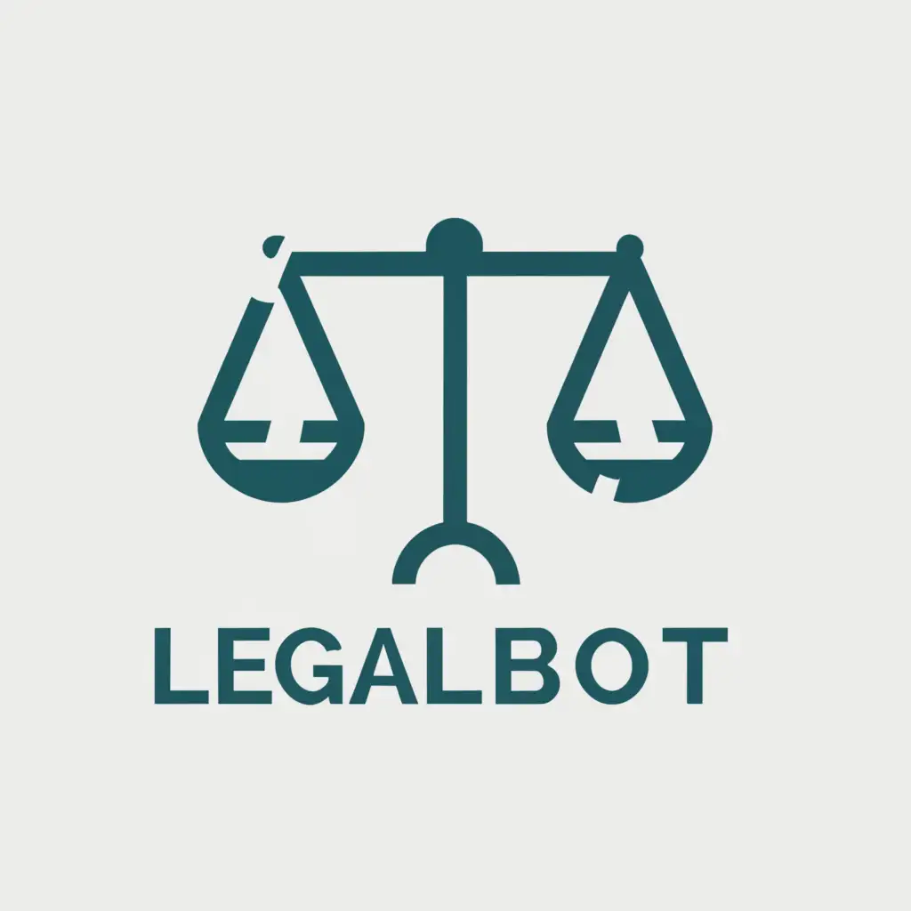 a logo design,with the text "LegalBot", main symbol:Scales,Moderate,be used in Technology industry,clear background