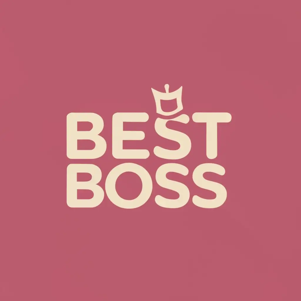 logo, Best boss, with the text "Best boss", typography, be used in Finance industry