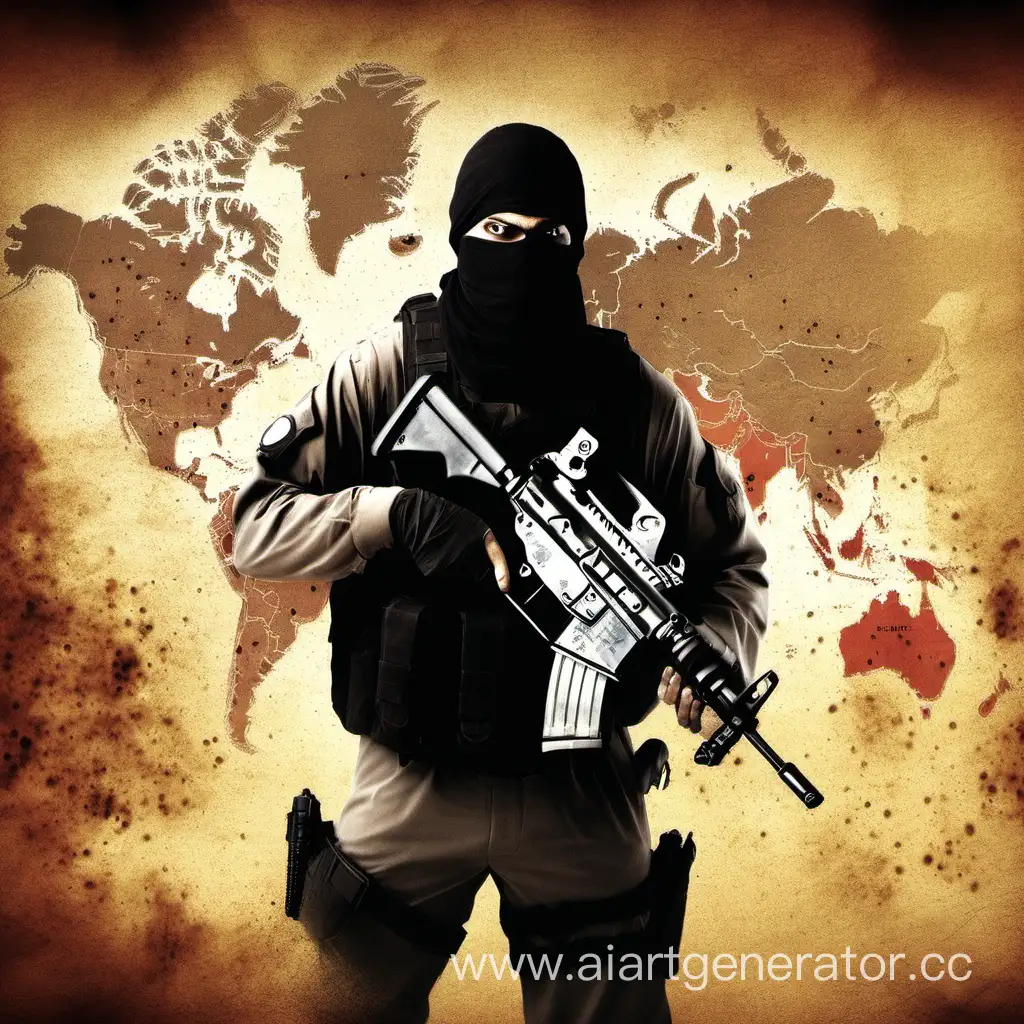 постер кс, террорист из кс 2 на карте Dust