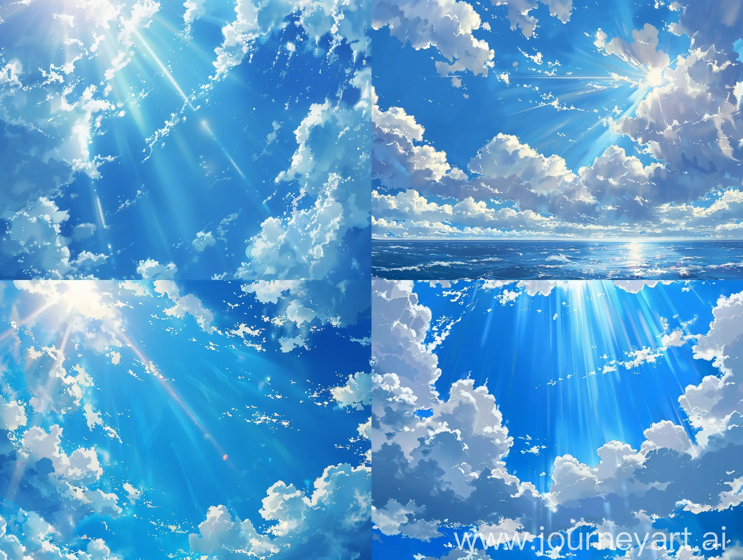 Vivid-Blue-Sky-and-Intense-Sunlight-in-a-Shinkai-MakotoInspired-Scene