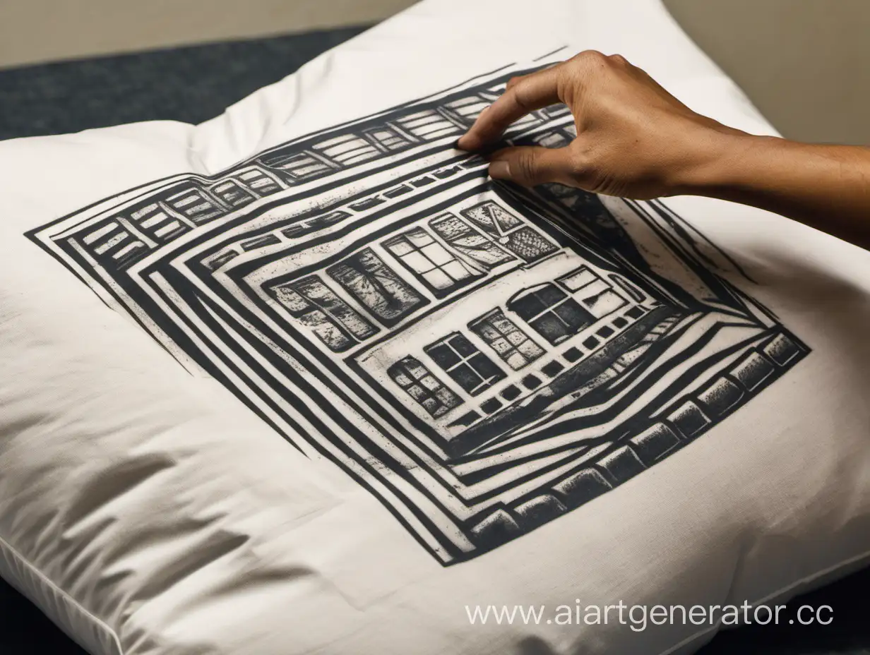 Transferring-Print-onto-Pillow-Crafty-DIY-Home-Decor-Project