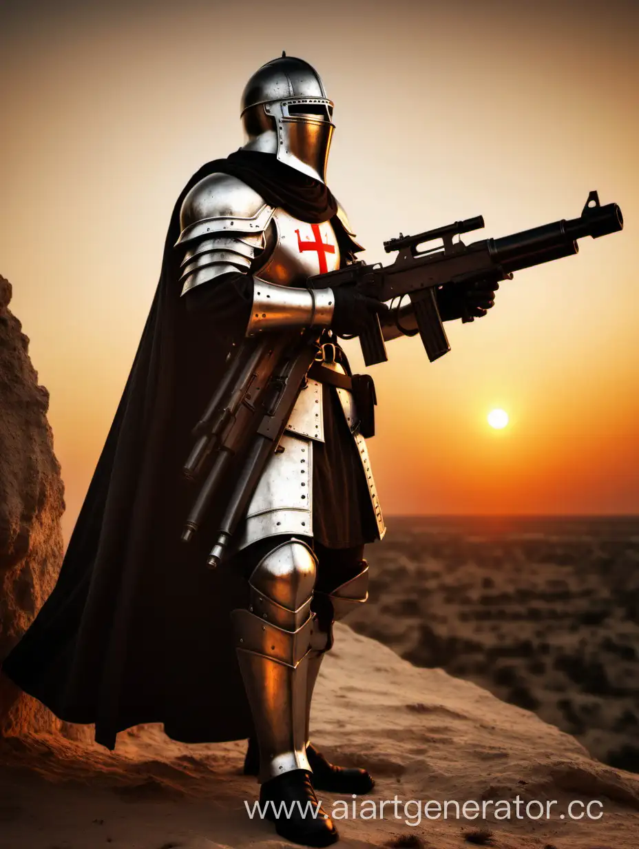 Majestic-Sunset-Crusader-with-Gun