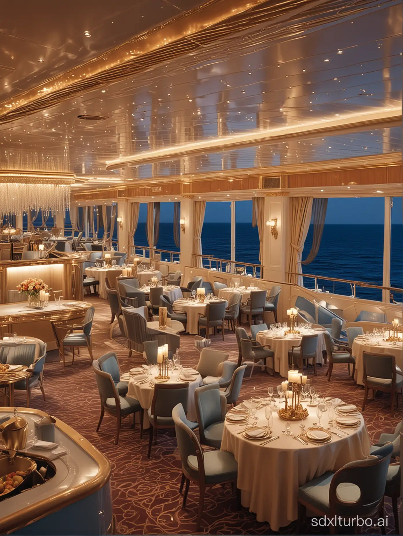 Luxurious-Cruise-Ship-Sailing-Under-Starlit-Skies
