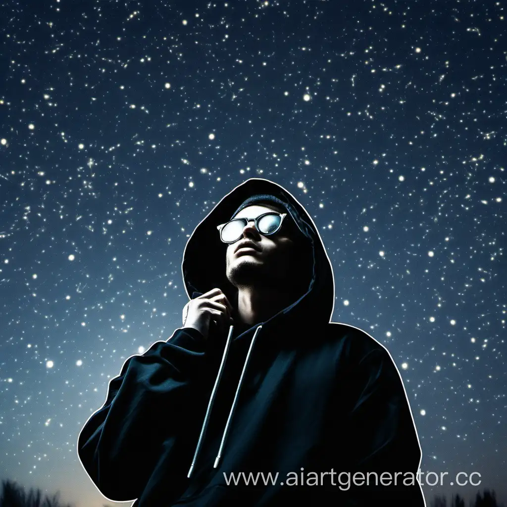Mysterious-Figure-Contemplating-the-Enchanting-Starry-Night