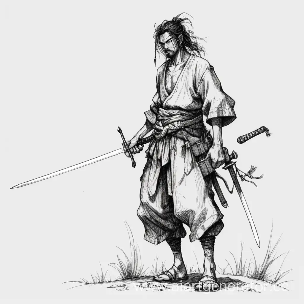Vagabond-Warrior-Wielding-a-TwoHanded-Sword