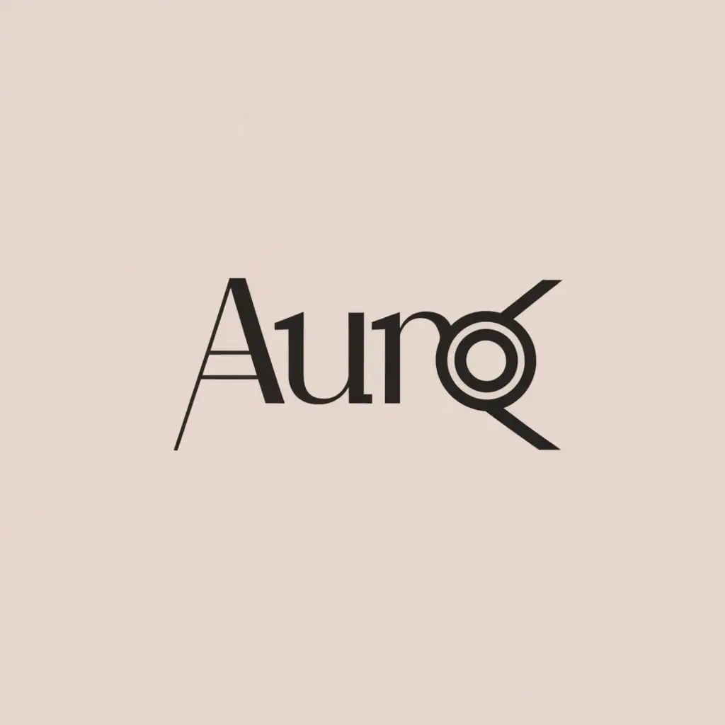 a logo design,with the text "AuroModern", main symbol:Auro Design,Moderate,clear background